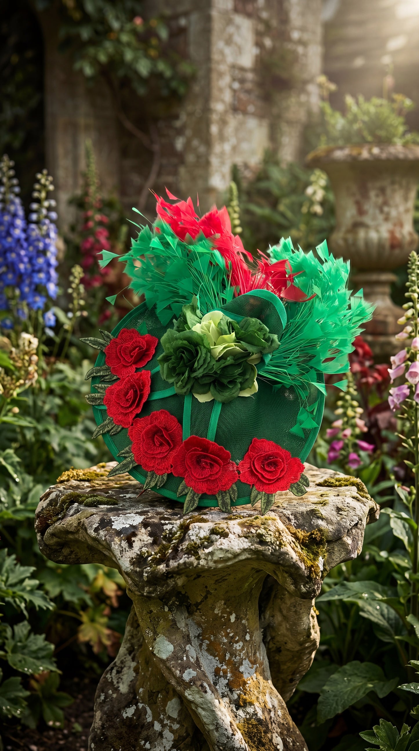 THE VERDANT ROSE HAT