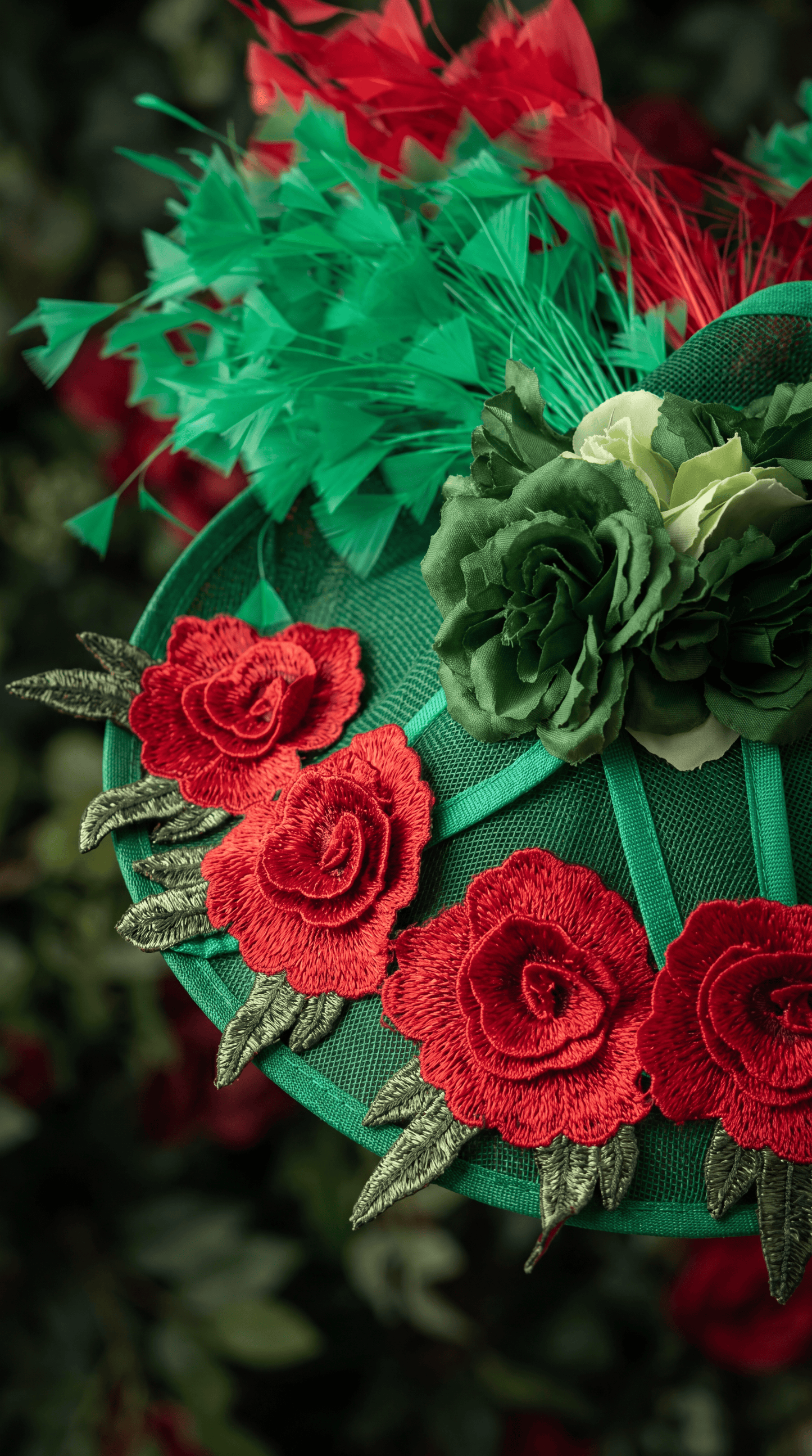 THE VERDANT ROSE HAT